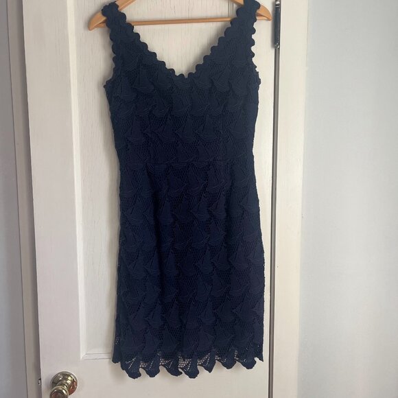 Lilly Pulitzer Reeve Crochet Lace Shift Dress - Picture 2 of 2